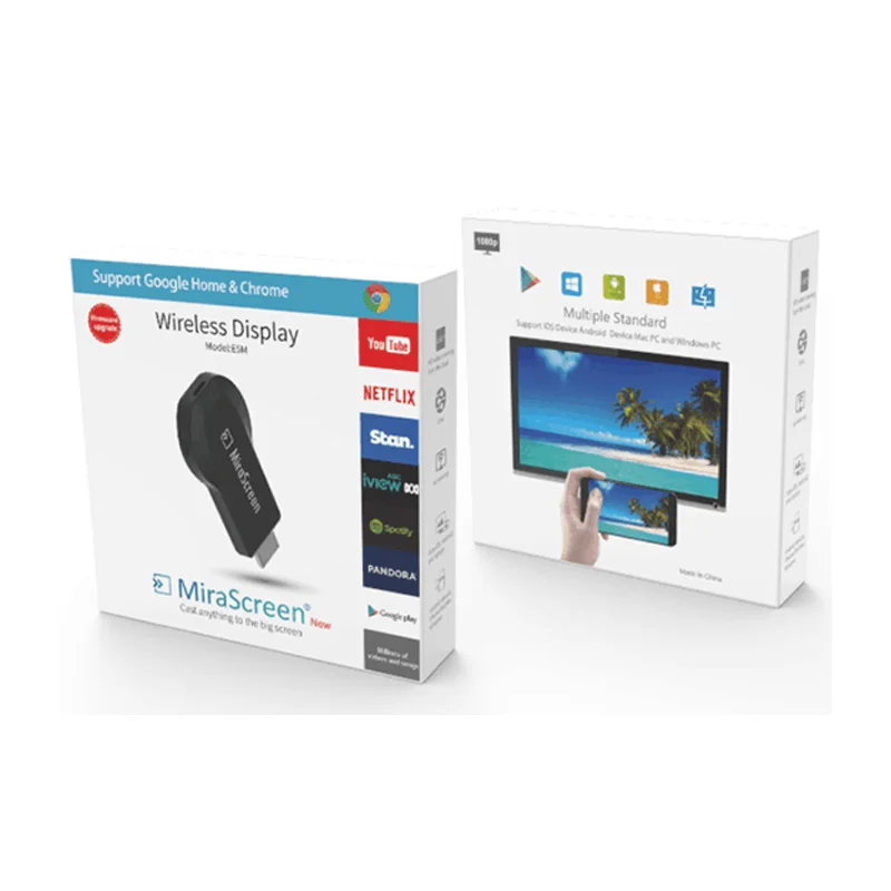 MiraScreen E5S MX tv Stick Smart HD 1080P беспроводной 2 4G 5G приемник DLNA Airplay anycast miracast stick|SmartTV-стики и