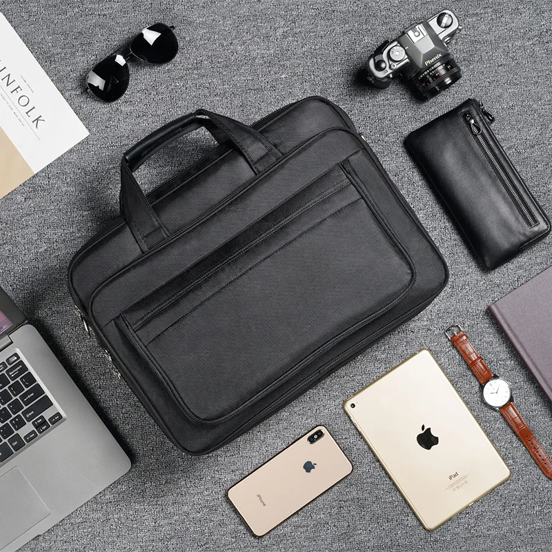 Деловой мужской портфель высокая плотность Оксфорд водонепроницаемая 13 17 дюймов