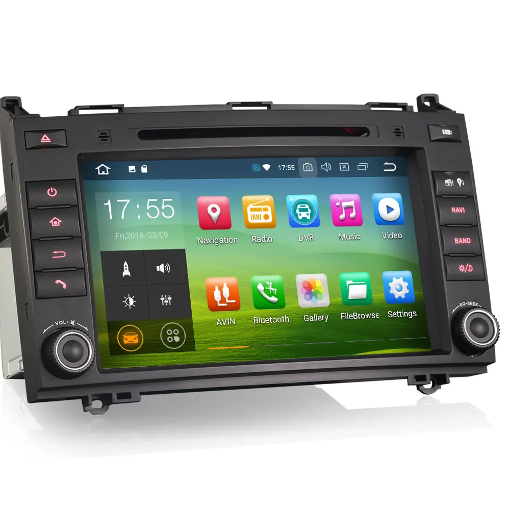 8 &quotAndroid 9 0 OS автомобильный DVD Мультимедиа gps радио для Mercedes Benz A Class W169 2005 2012 B W245