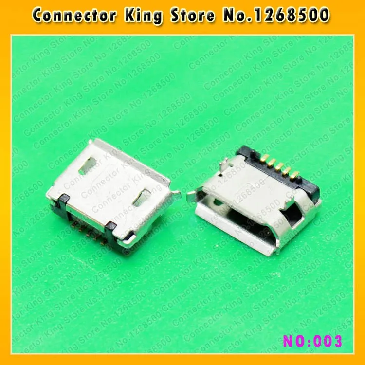 

ChengHaoRan 50pcs/lot, Micro USB 5P,5-pin Micro USB Jack,5Pins Micro USB Connector Tail Charging socket,MC-003
