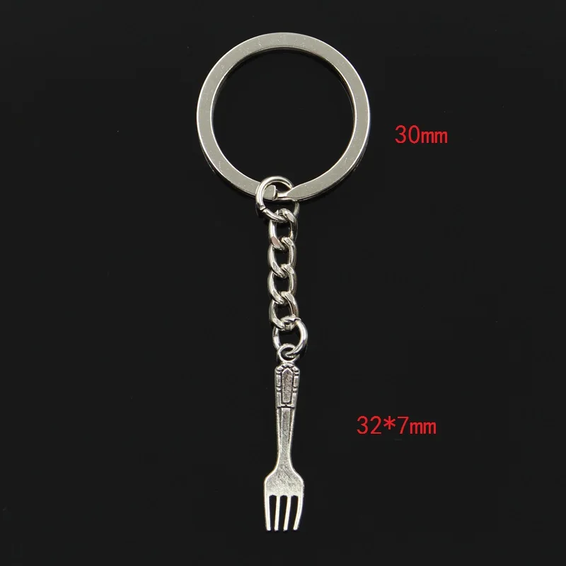 Модный металлический брелок кольцо для ключей 30 мм ювелирные изделия античный