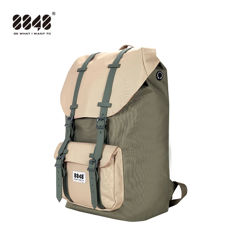 8848 Модные мужские рюкзаки 15,6 ''с usb зарядкой для ноутбука, мужской рюкзак Mochila 20L для колледжа и школы, женский рюкзак для путешествий 111-006-020