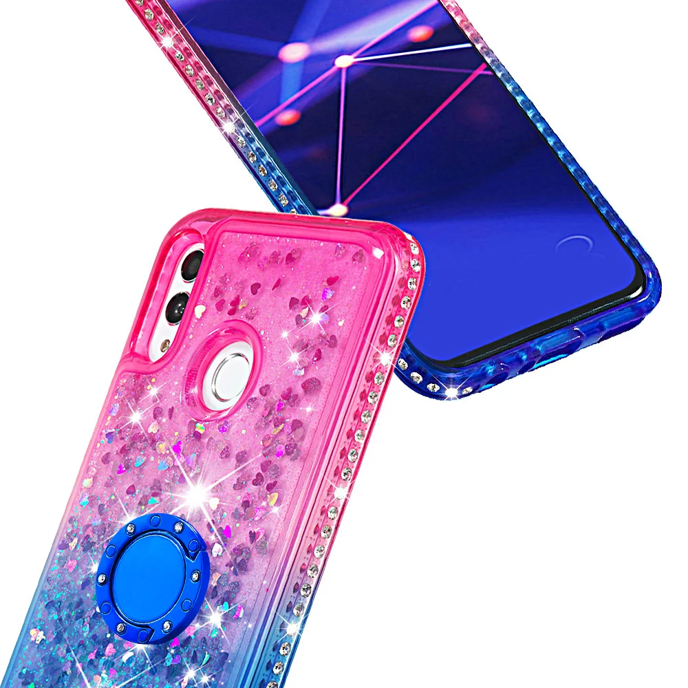Чехол для телефона с зыбучим песком Huawei Honor 10 Lite задняя крышка из ТПУ P smart чехол 6 21