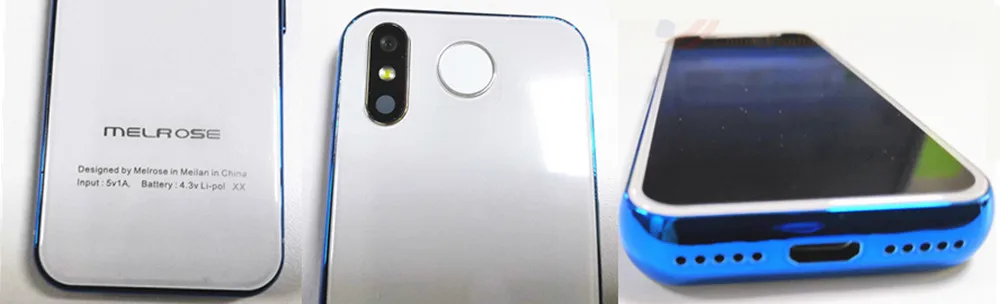 Melrose 4G Lte маленький Android телефон Google play 3,4 ''четырехъядерный Android 8,1 отпечаток пальца ID студенческий мини маленький смартфон