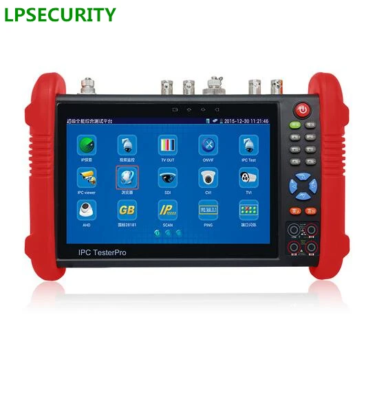 LPSECURITY IPS сенсорный экран CVBS AHD HDCVI TVI SDI ip/аналоговая камера видеонаблюдения Тестер