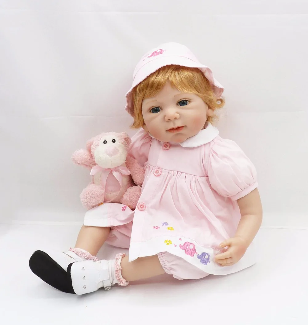 

Мягкие силиконовые куклы reborn baby 20 "Bebes reborn menina bonecas, реалистичные куклы принцессы для девочек, детские игрушки в подарок