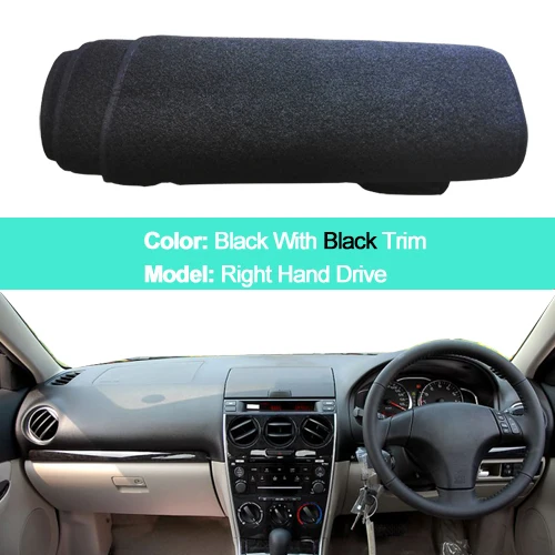 Розовый Car Inner Dashboard Cover Dash Mat Carpet Cushion Sun Shade For Mazda 6 MPS Atenza 6 Mazdaspeed 2003 2004 2005 2006 2007 2008 - Название цвета: Розовый