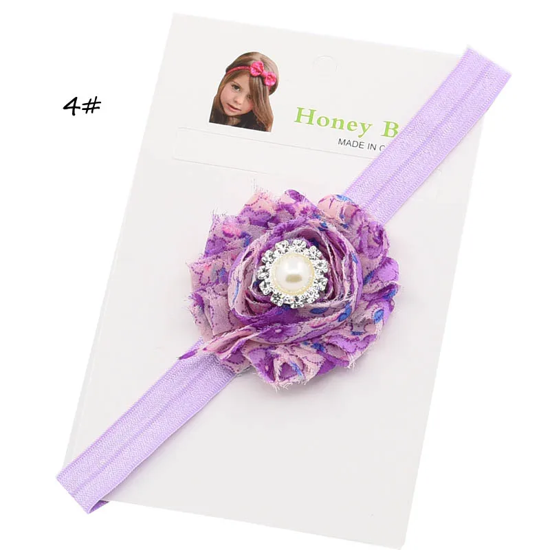 1 шт. потертые цветы банты для волос аксессуары новорожденных|flower hairband|bow headbandhair
