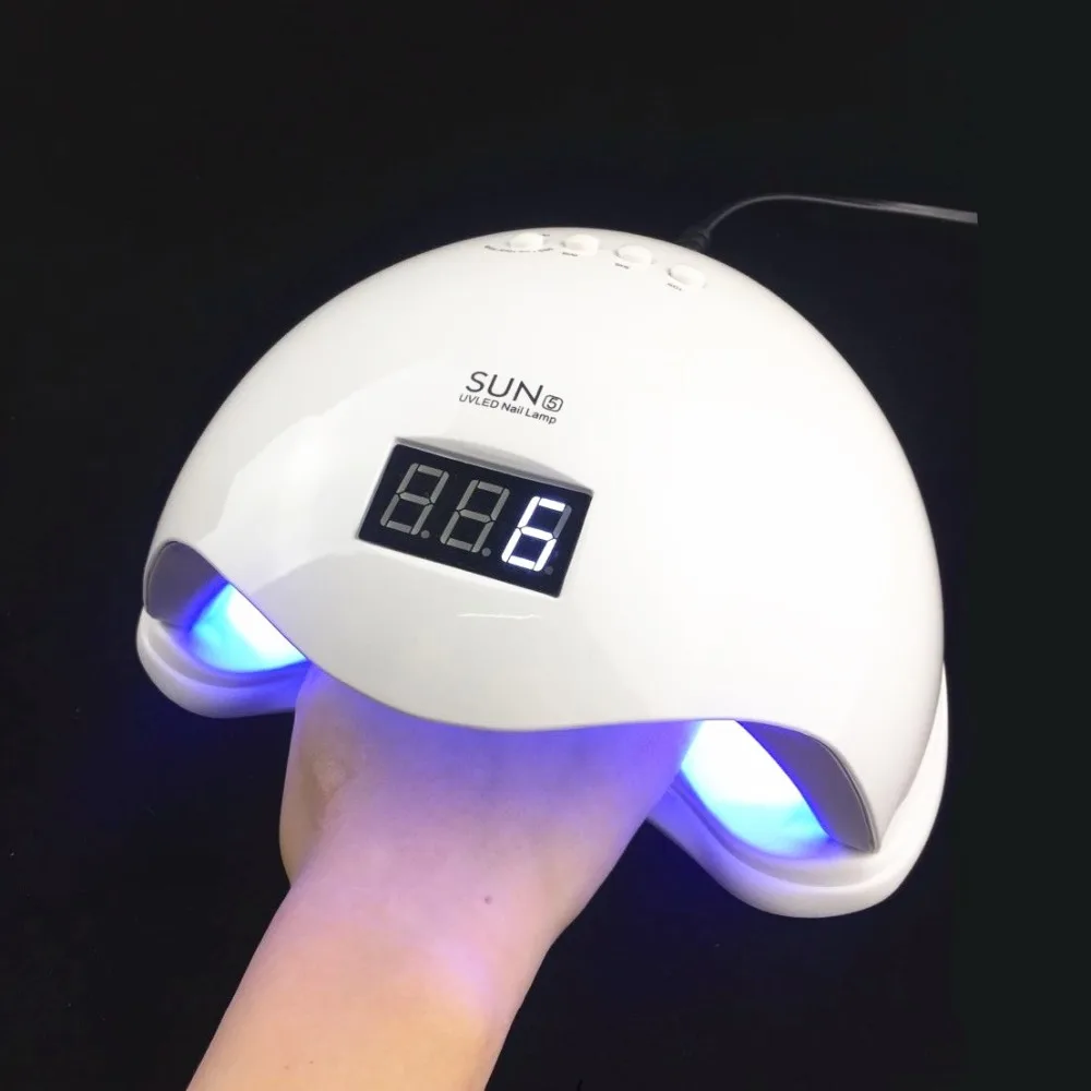 48 Вт Smart Sensor UV LED электрическая лампа ABS инфракрасная Индукционная для ногтей 10/30/60S