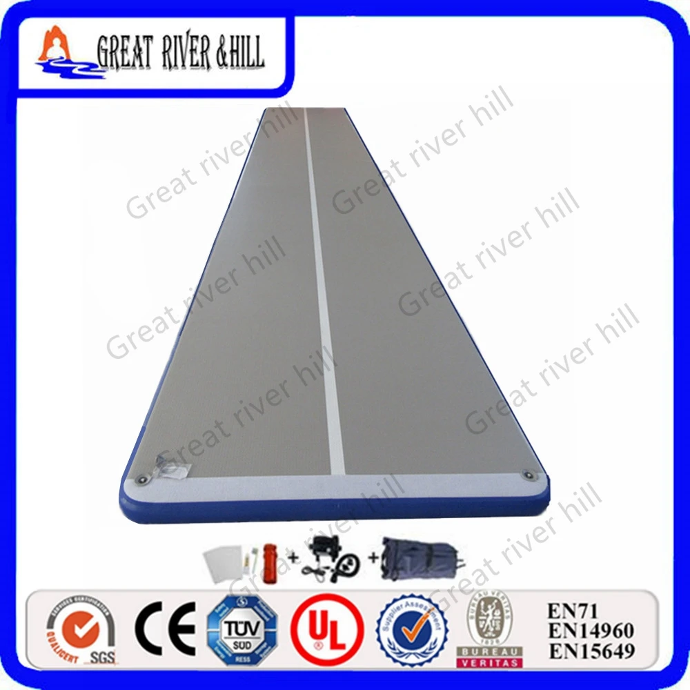 

Cold bonding progress inflatable air track training mat for gymnastics 8mx1.5mx10cm