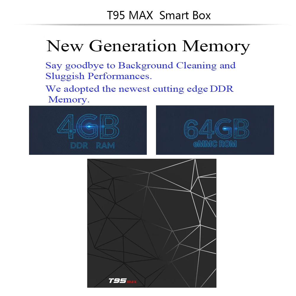 Интеллектуальная ТВ приставка PULIERDE T95max Android 9 0 четырехъядерная H6 4 Гб 32 ГБ H2.65 6K 2