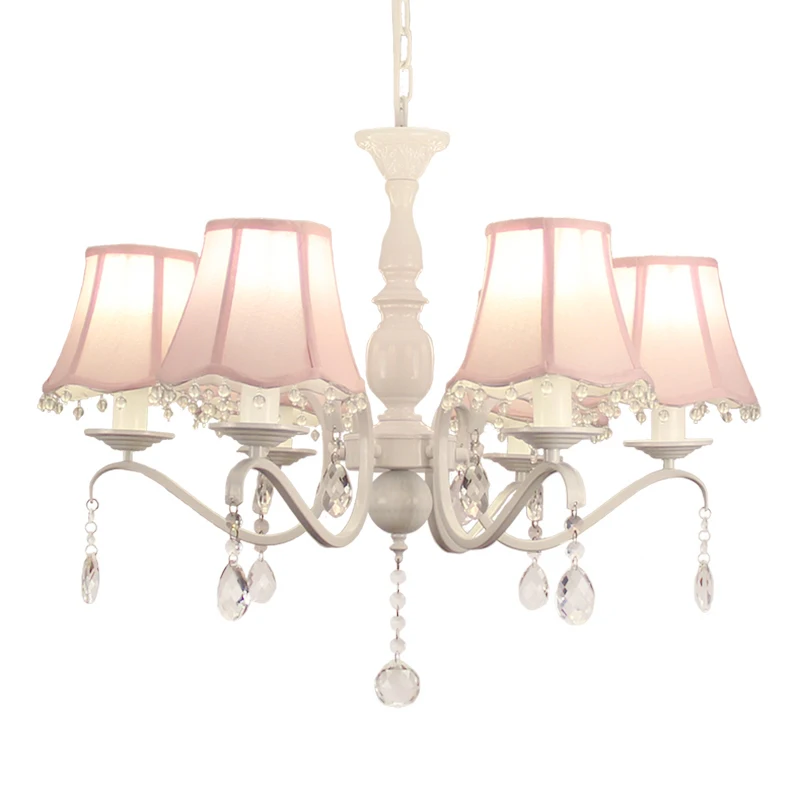 Романтическая детская комната для маленьких девочек розовые хрустальные