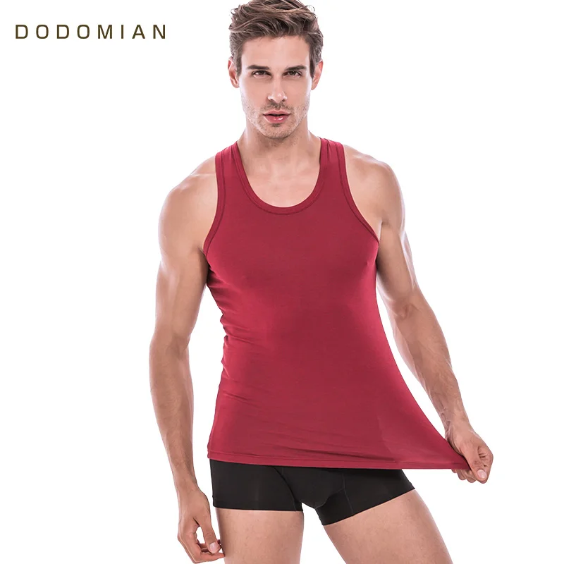 Шелковый хлопковый жилет Всесезонная одежда мужские майки для фитнеса брендовая
