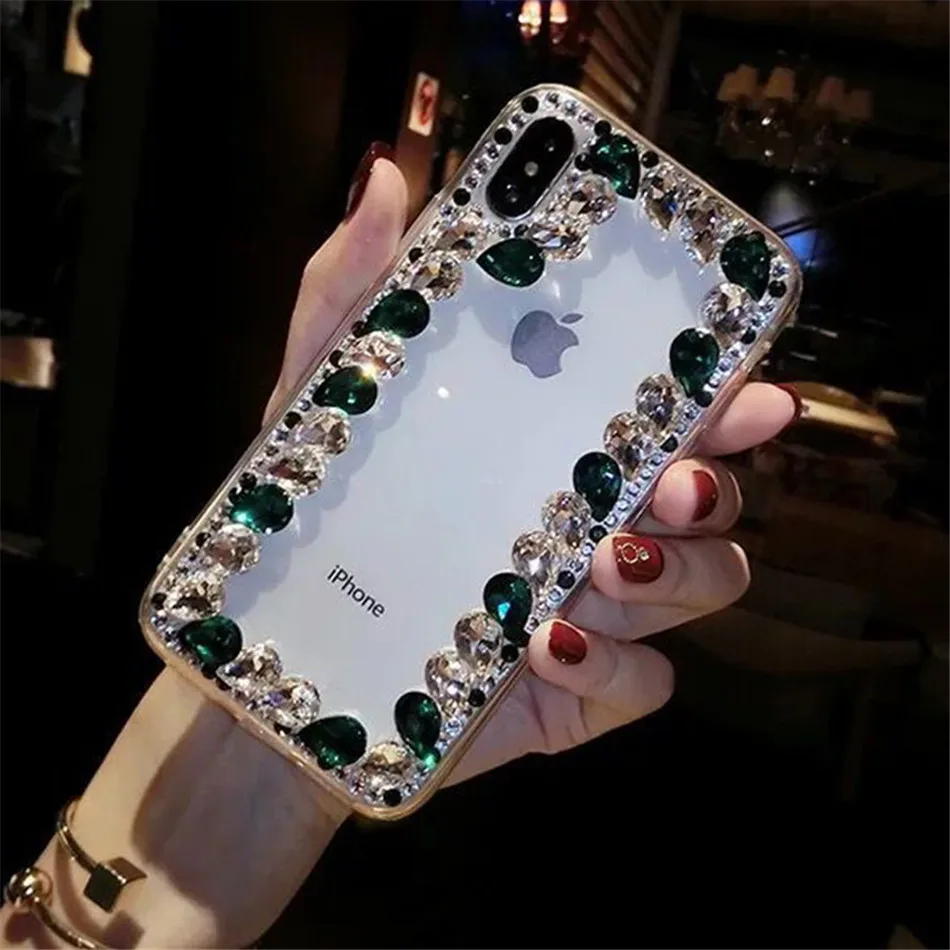 XINGDUO For Huawei Mate 20 Pro luxury Rhinestone Soft edge acrylic Diamond Clear Crystal P20 PRO Lite | Мобильные телефоны и