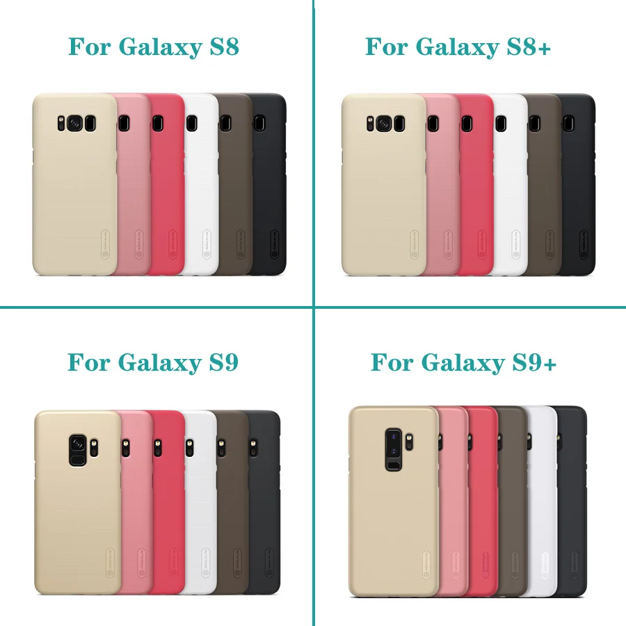 For Samsung Galaxy S8 S9 S8+ S9+ Plus Case Genuine Nillkin Case Super Frosted Shield Hard PC Back Cover For Samsung S9 Plus Case
