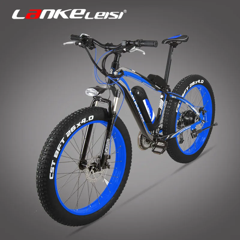 Lankeleisi XT390 MTB горный велосипед электрический жира шины 26*4 0 дюйма двигателя 36 В * 240