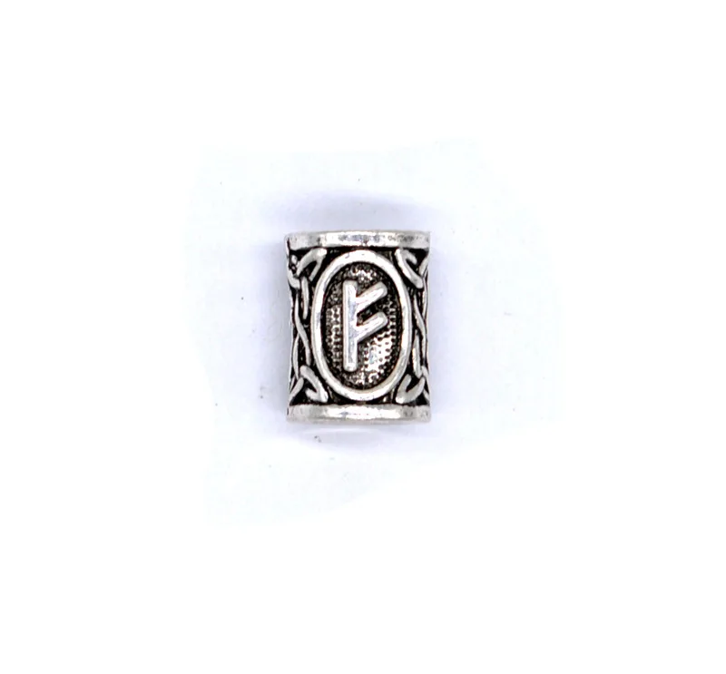 9 antique silver 5 шт./лот, античные бронзовые античные серебряные бусины в виде руны викингов, подвески для браслета, ожерелья или волос, настоящие фотографии - Цвет: 9 antique silver