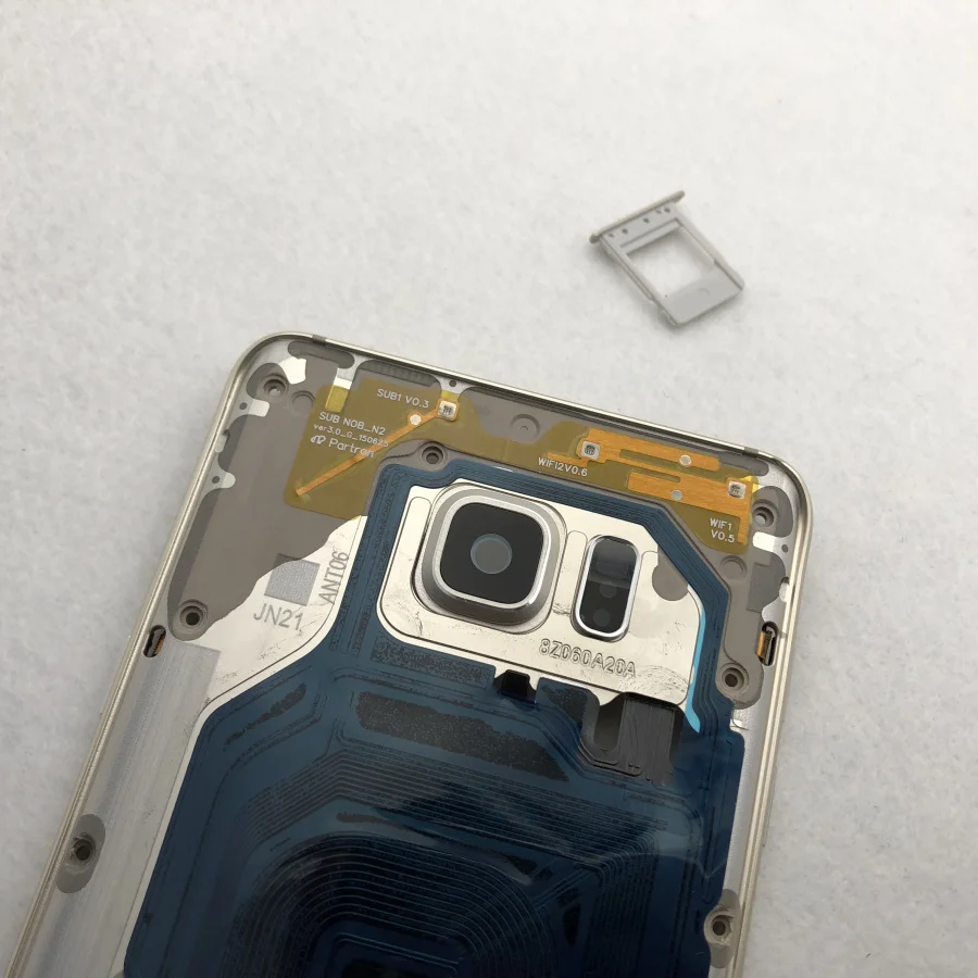 Для Samsung Galaxy Note 5 N920 N920F фоторамка note5 N9200 задняя крышка полный корпус передний