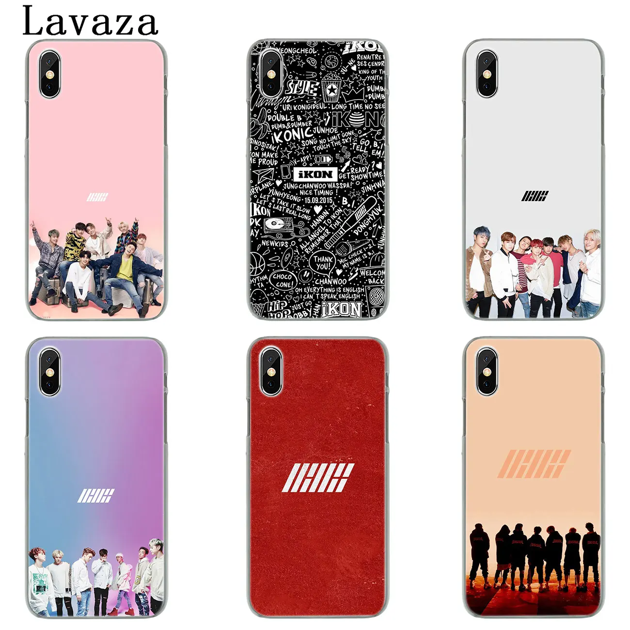 Жесткий чехол для телефона Lavaza ikon kpop music для iPhone XR X 11 Pro XS Max 8 7 6 6S 5 5S SE 4S 4 10