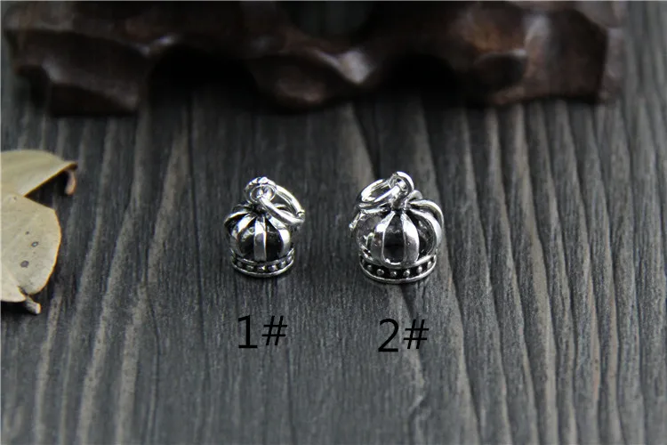 Sterling Silver Color 925 Crown Charms Fit Bracelet & Necklace Jewelry Accessories