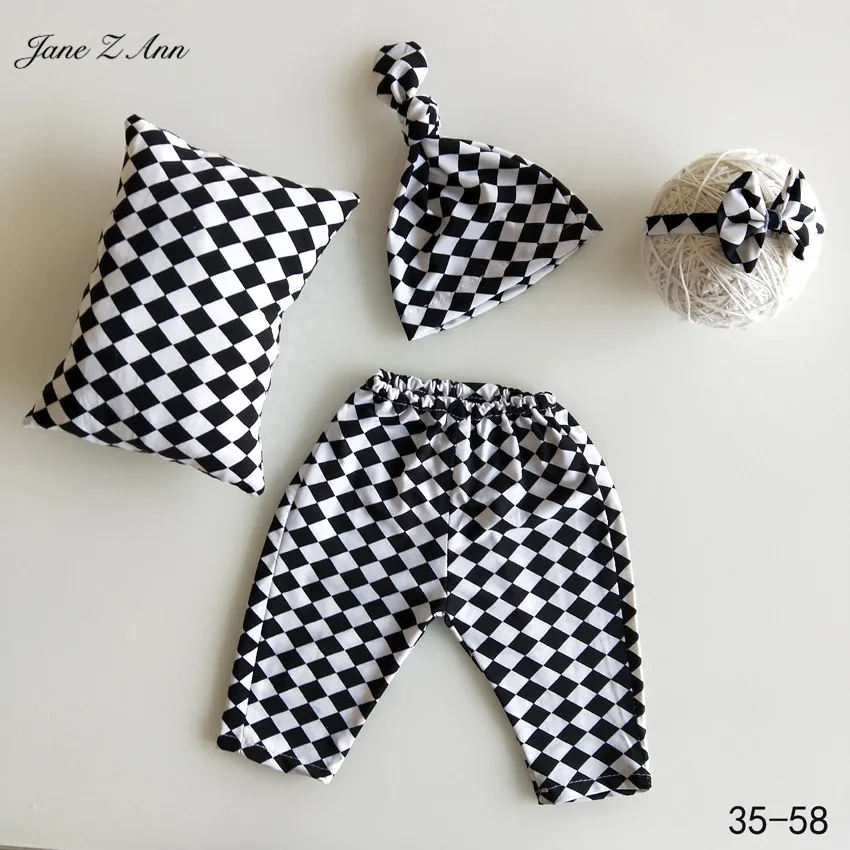 Jane Z Ann/комплекты для фотосъемки новорожденных; детская шапка+ штаны+ повязка на голову+ подушка; одежда для фотосъемки в фотостудии; новое поступление