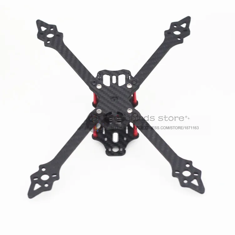 DIY Мини FPV Дрон XRS220 220 мм 5 "из чистого углеродного волокна Рама Разобранная 4