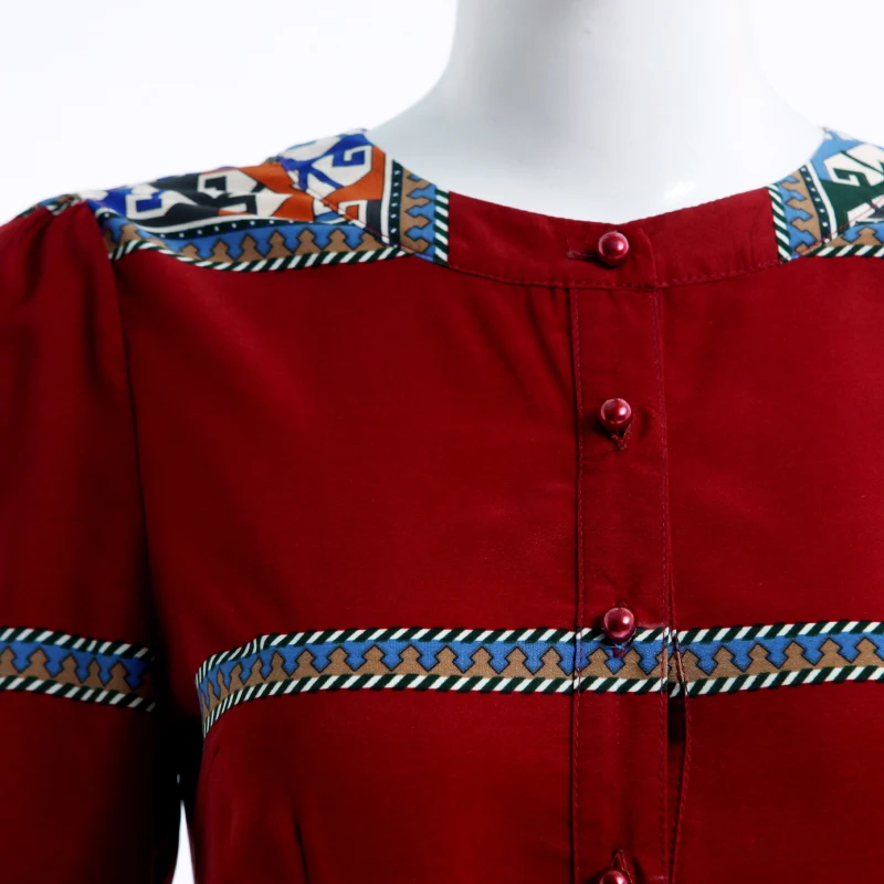 Винтажное длинное платье с длинным рукавом 2017 новое весенне летнее женское