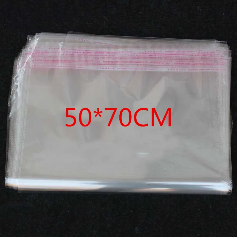 10 шт./лот утолщенный прозрачный самоклеящийся пакет из ОПП полиэтиленовые пакеты