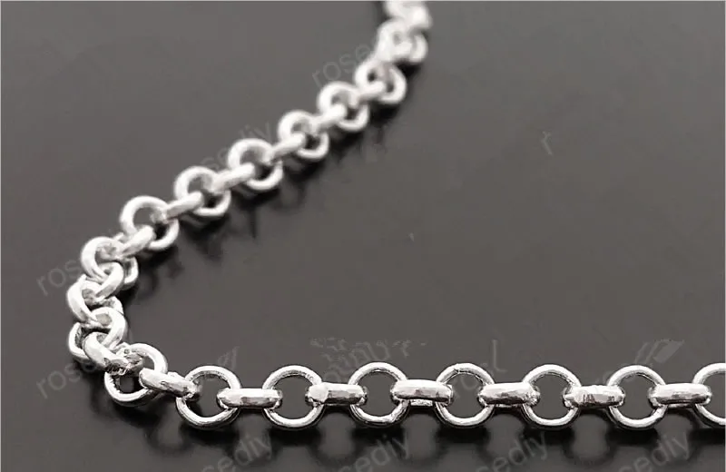 Ювелирные изделия Круглые крестовые цепи латунь медь звено белый K DIY браслеты