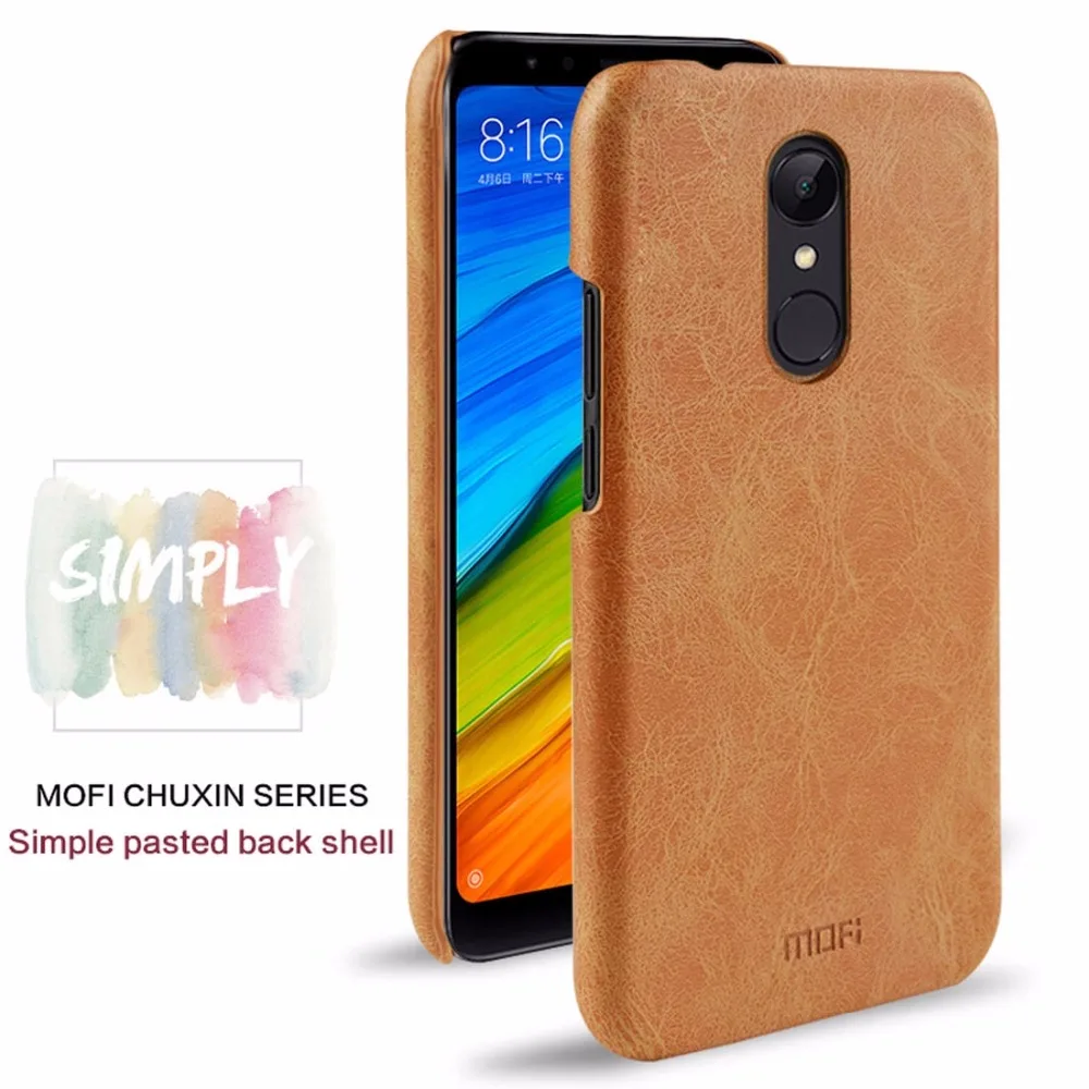 MOFI для Xiaomi Redmi 5 Crazy Horse Текстура поверхности кожи защитный чехол|Чехлы-накладки| |