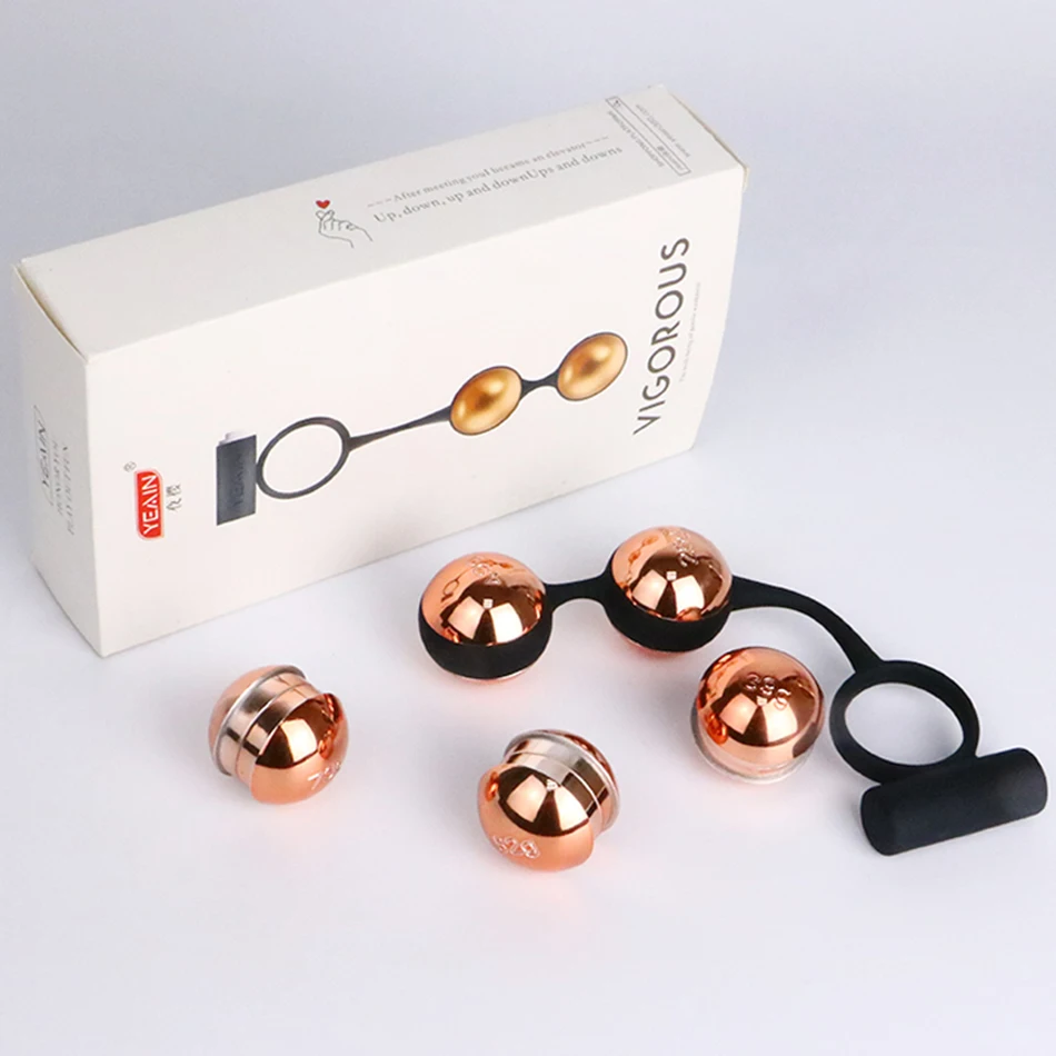 Золотая Мужская гантеля длительный увеличитель тренировочный мяч для пениса