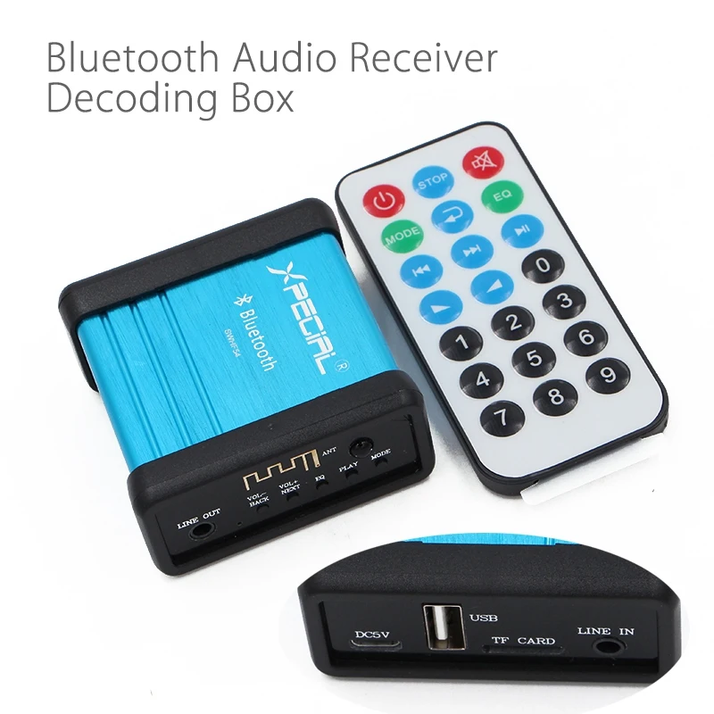 Беспроводной Bluetooth аудио приемник блок декодирования усилитель с изоляцией