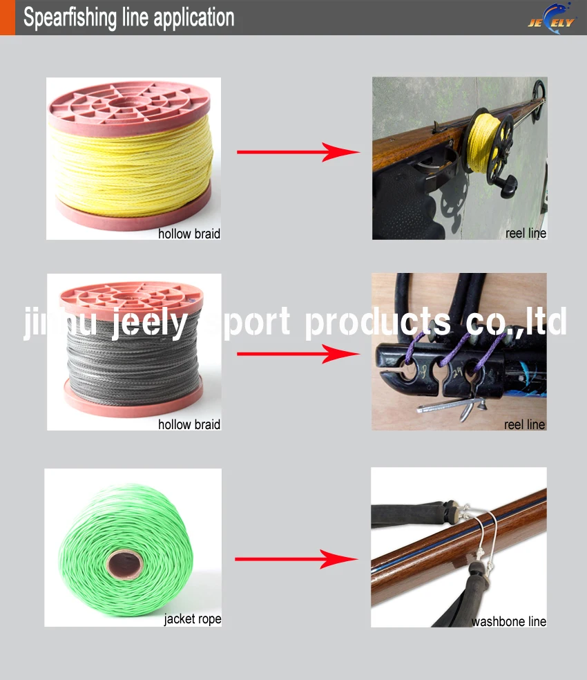 UHMWPE волоконный пистолет для подводной охоты 2 мм 10 м
