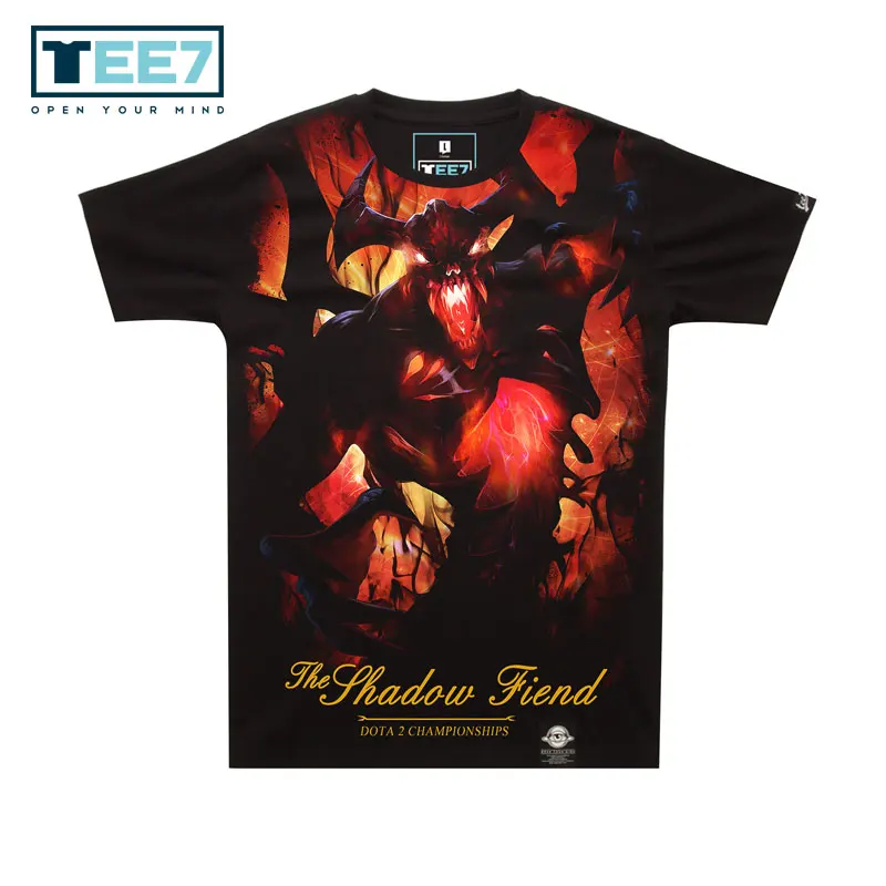 TEE7 Для мужчин короткий рукав Футболка игра для dota2 Phantom Assassin каэл хлопок