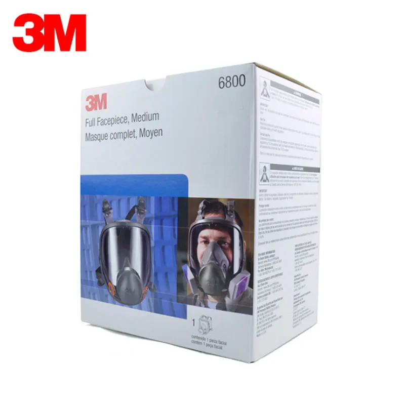 3M, 6800, распылитель, респиратор, противогаз для всего лица, промышленная химическая противогаз для всего лица, сочетающаяся с фильтром серии 6000