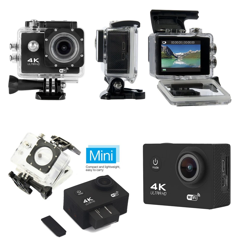 Ультра 4K Full HD 1080P Водонепроницаемая DVR камера WiFi Cam видеокамера DV action
