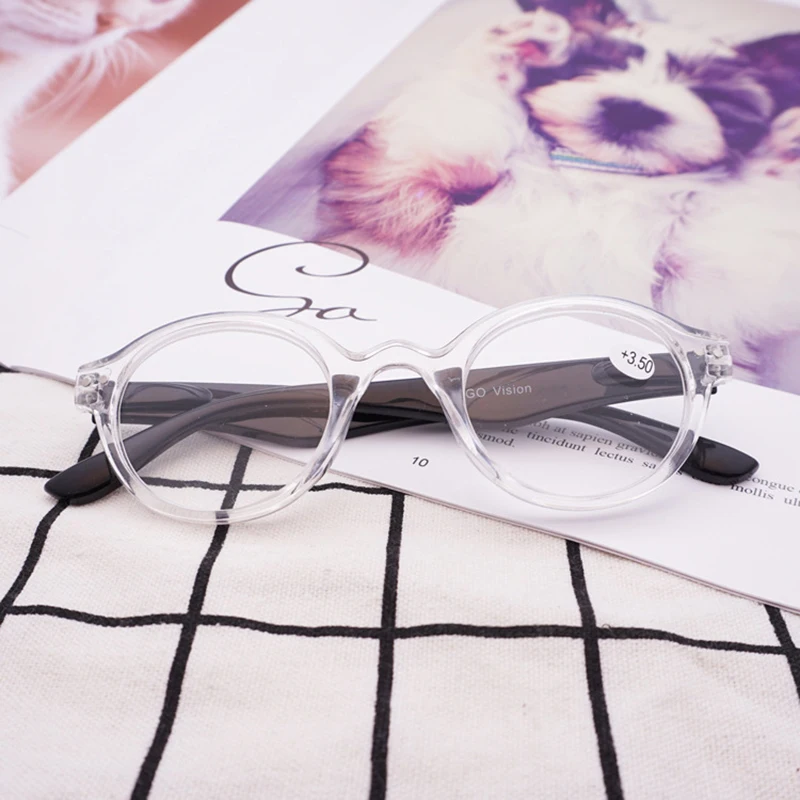 Очки для чтения в круглой оправе L3 мужчин и женщин аксессуар стиле ретро с