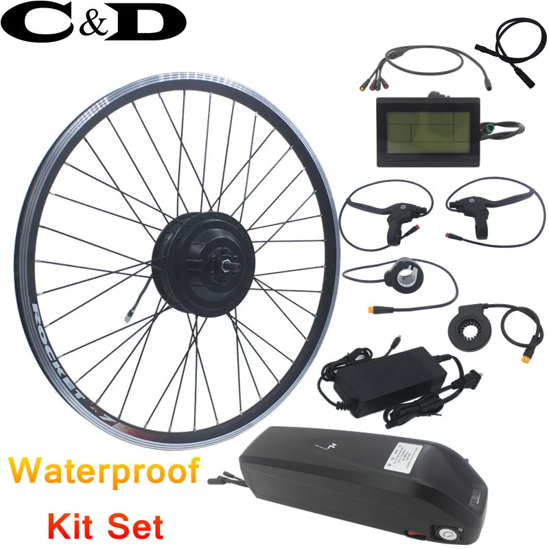 MXUS ebike комплект для переоборудования электрического велосипеда Hailong аккумулятор 350 Вт 500 Вт 36 В 20.4AH 48 В 17AH 52 в 17AH 15F 15R XF мотор ЖК-дисплей