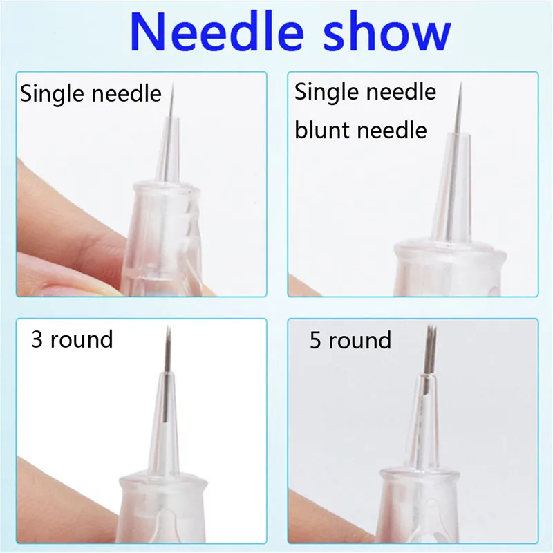 10 шт. стерилизованная Перманентная игла для макияжа 1RL иглы тату Liberty машинка