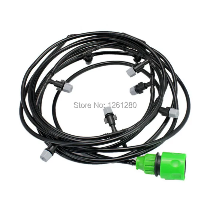 

free shipping 8/12 atomization Micro nozzle kit garden lawn greenhouse Parterre Water Capillary irrigation adjustable sprinkler