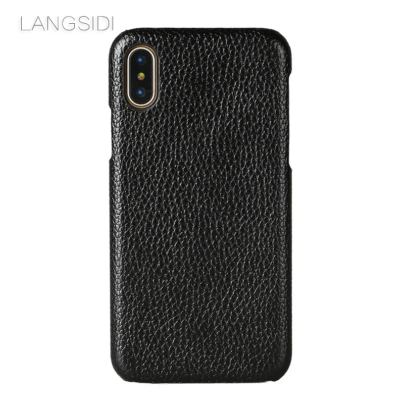 LANGSIDI брендовый чехол для телефона личи ЗЕРНО полуобернутый iPhone 8 полностью
