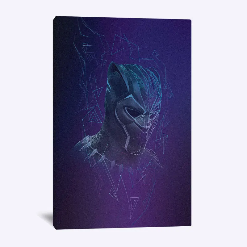 ICV 76 Черная пантера marvel плакат настенный художественный холст для подростков гостиной дома спальни Кабинета комнаты общежития квартиры художественные украшения принты - Цвет: ICV 76