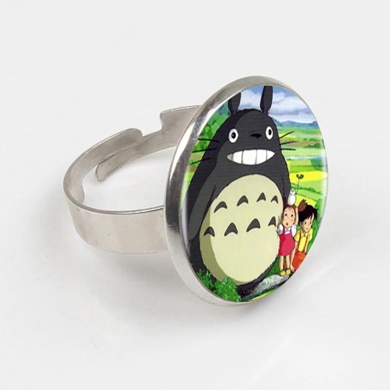 1 шт./лот кольцо с логотипом My Neighbor Totoro Лидер продаж 8 видов стилей изображением