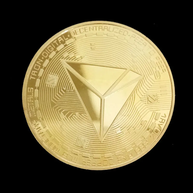 Новый TRX волновое поле Tron Виртуальная цифровая невалютная памятная монета