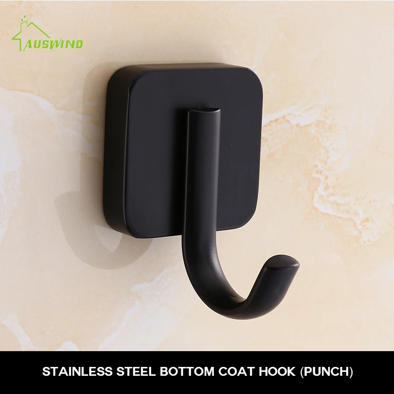 Европейские черные масляные бронзовые Крючки из нержавеющей стали для двери