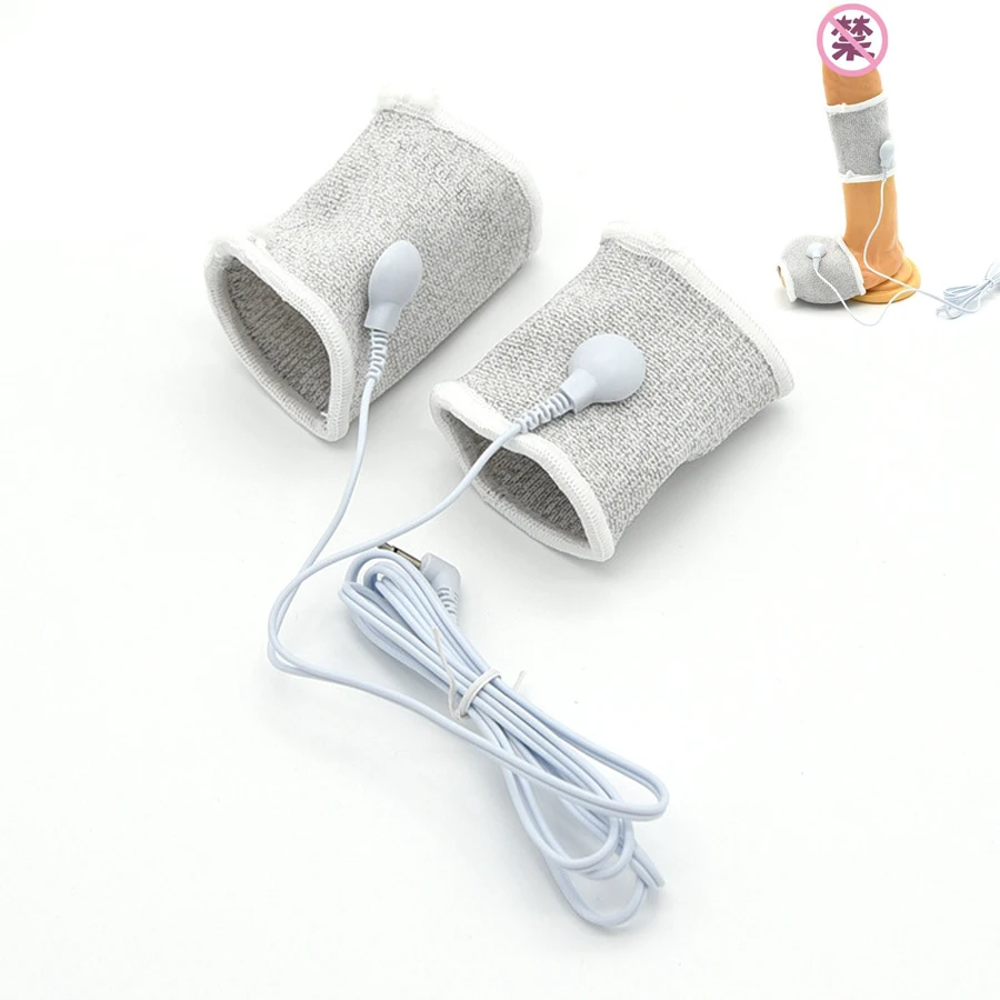 Электрошок для увеличения пениса стимулирующие кольца Электро Секс массажер