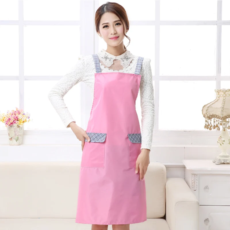 Водонепроницаемый кухонный фартук для женщин шеф-повара официанта с карманом