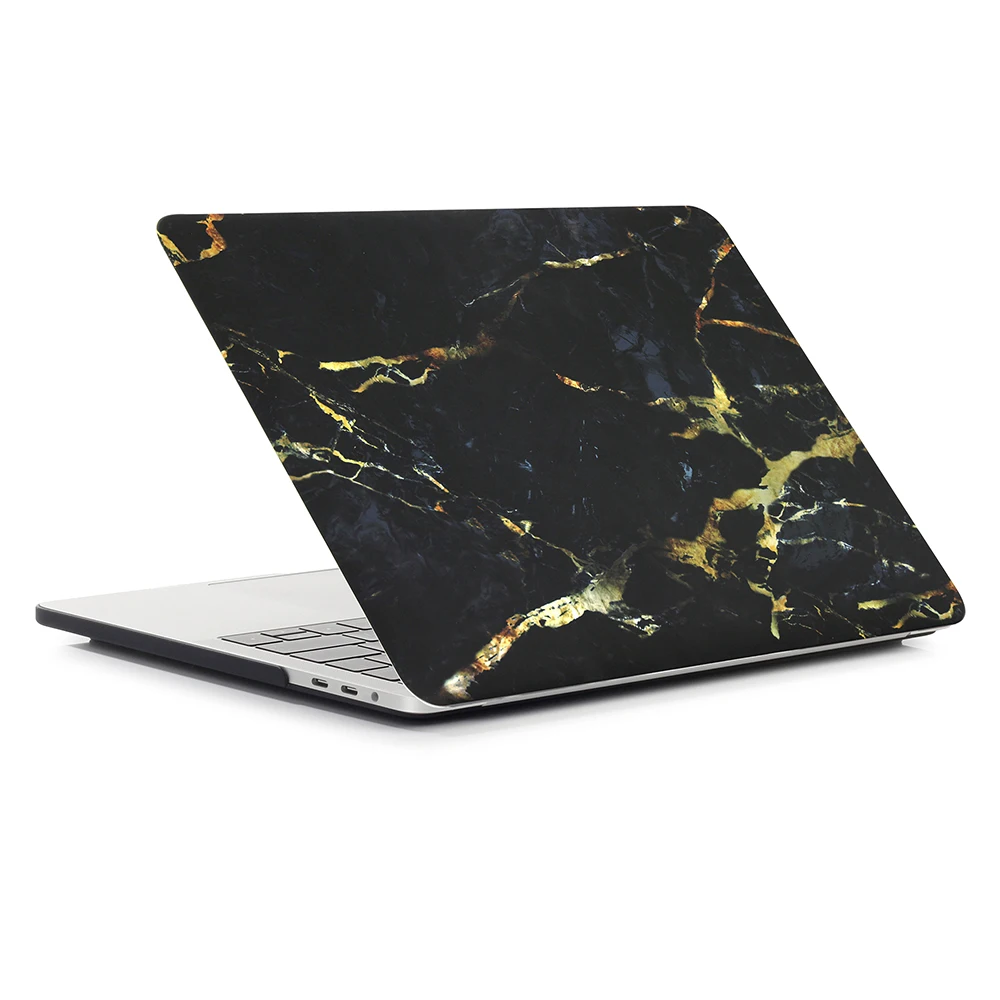 Чехол для ноутбука с мраморной текстурой для MacBook 11Air 13Pro retina для Apple macbook New Pro с сенсорной панелью 13 15 мраморная защитная оболочка