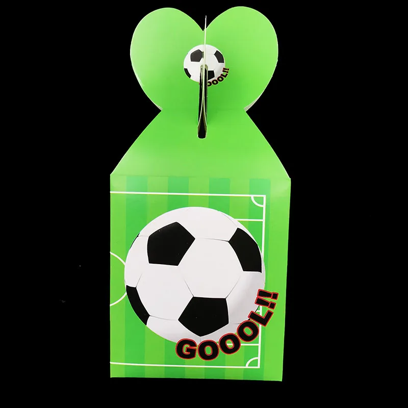 6pcs/lot Football theme gift boxes Football party decorations baby shower party supplies Football candy boxes