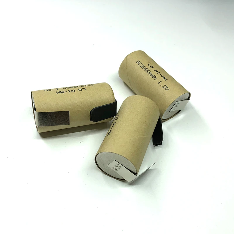 С припоем tab power Cell CD Ni MH аккумуляторная батарея SC 3000mAh скорость разряда(настраиваемый аккумулятор